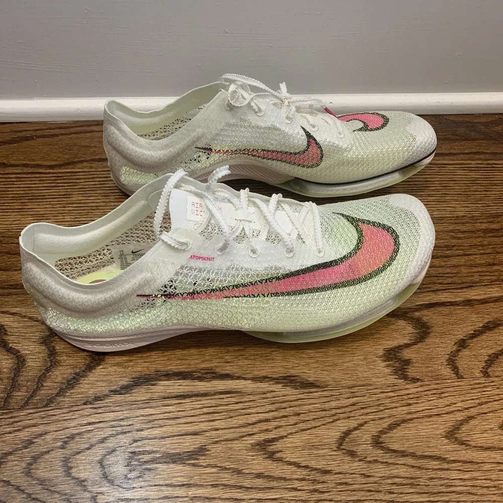 Nike Zoom Superfly Sail Pink Lemon Twist Track Spikes Men's Size 12 CD4385-101